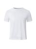 Nueva Camiseta de Verano para Hombre Fitness Cuello Henley Pesado 230g Algodón de Canalé Grueso Retro Ajustada de Manga Corta Casual