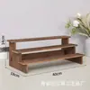 Prateleira de Exposição de Madeira Maciça Pura Prateleira de Armazenamento de Mesa Modelo Feito à Mão Brinquedo Caixa Surpresa Boneca Escada para Planta Verde Prateleira para Flores Suculentas