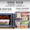 Caixa de Armazenamento Retangular de Plástico Transparente Hualong para Geladeira para Preservar Alimentos, Disponível em Vários Tamanhos para Congelar e Armazenar Alimentos