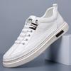 Zapatos de hombre primavera 2024 nuevos zapatos casuales de hombre versátiles de moda zapatos de tabla de hombre zapatos de cuero realmente súper suaves zapatos de cuero transpirable para hombre