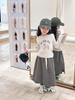 Camiseta de Manga Larga de Algodón Canalé Colorido de Cachemira, Estilo Dibujos Animados, Ajuste Delgado, Moderna para Niñas Bebés, Niños, para Primavera y Otoño