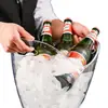 Cubo de Hielo para Bar Acrílico Restaurante Hogar Cubo de Hielo Plástico Transparente Cubo de Hielo Ktv Comercial Cubo de Hielo