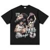 Camiseta Paul George Transfronteiriça com Estampa, Top Versátil de Manga Curta, Design Original Moderno, Gola Redonda, Mangas Curtas com Toque Fresco