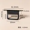Fornecimento Direto do Fabricante Gancho para Moldura de Pintura Decorativa Gancho de Ferragem Gancho Oculto para Pendurar Ponto Cruz Relógio Moldura de Quadro Pendurar na Parede Prego Sem Marca