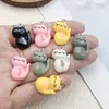 Accesorios de Colgante de Resina de Gatito Lindo de Dibujos Animados Transfronterizos Pendientes de Bricolaje Hechos a Mano Colgante de Llavero