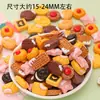 Pan de Chocolate Simulado, Tartaletas de Huevo, Galletas, Juguetes de Comida, Juguetes Hechos a Mano para Armar, Accesorios de Resina, Adornos Miniatura Tridimensionales