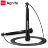 Deli Angnet F4137 Cuerda de Saltar de Alambre de Acero 2.8m Longitud Ajustable Entrenamiento Físico Cuerda de Saltar de Plástico