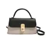 Bolso Único de Bloques de Color para Mujer 2026 Nuevo Elegante Bolso Cruzado Ins Hombro Pequeño Cuadrado Bolso de Axila