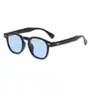 Montura de Gafas Anti Luz Azul Nuevo Estilo Coreano Ins Moda Redonda Sin Graduación Estilo Retro Japonés Estilo Hong Kong Montura de Gafas con Tachuelas de Arroz