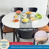 Toalha de mesa com cordão descartável transparente elástico tampa de mesa engrossada à prova d'água à prova de óleo mesa redonda mesa quadrada universal cordão doméstico