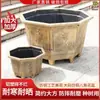 Maceta Extra Grande Resina Engrosada Maceta Grande Árbol Frutal de Cica Maceta para Plantar Árboles en Balcón Patio Maceta para Plantar Loto Kaka Hu