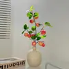 Maçã Flor Artificial Flor Falsa Sala de Estar Mesa de Jantar Gabinete de TV Varanda Decoração Enfeites Galhos Fruta Fruta da Fortuna Decoração