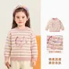 Ropa infantil Kaka Panda, suéteres cálidos para niñas, tops de invierno para niños, ropa de invierno para bebés y niños pequeños, ropa de otoño e invierno