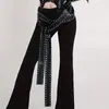 Nuevo Cinturón Punk Tachonado de Estilo Europeo y Americano Transfronterizo, Extra Largo con Cordones, Accesorio de Moda Versátil para Chicas a la Moda