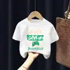 Ropa de Verano 2026 para Niños, Camisetas de Algodón Puro de Manga Corta, Nuevas y Elegantes Prendas de Moda para Niños