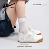 Tênis de Treino Versátil Confortável Estilo Alemão Color-Blocking 2026, Sapatilhas Femininas Simples e Estilosas Estilo Coreano, Sapatos Casuais de Cadarço Energéticos