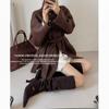 Botas de Tacón de Aguja con Punta Fina de 5.5cm para Mujer 2025 Nuevas Botas de Montar Delgadas de Tacón Alto de Dos Usos Botas de Moda Versátiles