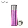 Copo Térmico TAIC Titânio Titânio Puro Copo de Água Feminino e Masculino Portátil Copo de Titânio de Camada Dupla Copo de Chá Ultraleve Alto Grau Compra em Grupo Gravação