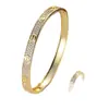 Pulsera y anillo de circonita para comercio exterior transfronterizo, nuevo modelo más vendido, simple, elegante, versátil, pulsera de uña