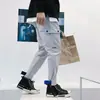 Pantalones Casuales de Trabajo de Estilo Coreano Otoñal con Múltiples Bolsillos para Hombre, Holgados, Rectos, Hip-Hop, de Tobillo, Pantalones de Moda