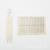Kit de lanzadera para tejer en telar de hilo, Juego de herramientas para tejer correas, Herramientas de tejido de madera de haya, Lanzadera