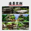 Piedras para paisajismo de acuarios, grava de fondo, piedra Qinglong, piedra en capas, tanque pequeño para tortugas, tanque sudamericano, paisajismo natural, piedras de arroyo