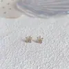 Aretes de Mariposa Nuevos Frescos y Pequeños Aretes de Diamante Exquisitos de Alta Calidad para Todo Tipo de Ocasiones Diseño de Nicho Aretes Simples