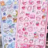 Lindos Adesivos de Diamante Acrílico com Relevo 3D Estilo Japonês para Decoração de Celular de Crianças e Meninas