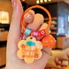 Llavero Colgante de Acrílico Creativo con Texto Doble Cara Llavero Lindo Colgante de Campana Colgante para Bolso Pequeño Regalo