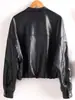 Chaqueta corta de plumón transfronteriza, cuello estilo americano fresco y elegante, chaqueta de piel de oveja holgada y favorecedora, abrigo moderno de talla grande