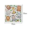 Nova coleção de diversos designs de papel de seda para decorações temáticas de festas de aniversário e feriados, papel de seda descartável com atmosfera de desenhos animados e anime