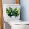 Va-M291 Acuarela Hojas Verdes Frescas Dormitorio Baño Inodoro Pegatinas Decorativas Embellecimiento Pegatinas Autoadhesivas Venta al por Mayor Exportación