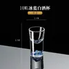 Vasos de Cristal para Licores al por Mayor, Vasos de Chupito con Lámina de Oro, Dispensadores de Vino para el Hogar, Copas de Cristal con Pie, Copas de Vino