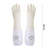 Guantes para Tareas Domésticas para Lavar Platos, Limpieza de Cocina, Impermeables, para Tareas, Lavandería, Goma de PVC, Puño Elástico, Colgables, Antideslizantes