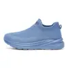Transfronterizos Tallas Grandes 47 Otoño Nuevo Transpirables Suela Ancha Horma Ancha Zapatos Tipo Calcetín Slip-on Zapatos Deportivos Zapatos de Correr para Parejas