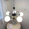 Lámpara de araña de lujo estilo francés para sala de estar, lámpara de estudio vintage para comedor, lámpara de araña minimalista estilo americano para dormitorio vintage