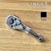 Llave de carraca con mango corto Cabeza de rábano 72 dientes Vasos Grande, Mediano y Pequeño Extractor manual de vuelo Juego de mini llaves de carraca para reparación
