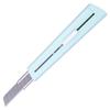 Cuchillo de arte Deli 2038 verde claro, minicuchillo portátil de corte rápido, cuchillo para cortar papel tapiz, artículos de papelería