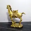 Lingote de caballo de latón lingote de caballo de latón lingote de caballo de latón zodiaco caballo artesanías adornos