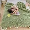 Manta edredón de tafetán y lana de cordero, manta con funda de forro polar de doble cara, manta de doble capa engrosada para aire acondicionado, directo de fábrica transfronterizo