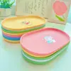 Linda Bandeja de Bocadillos para el Hogar Labubu Mesa de Comedor Escupidera Bandeja para Guardar Fruta Bandeja para Taza de Té
