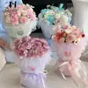 Falda de pastel de moda para el Día de la Madre Falda de tul degradado de color caramelo Empaque de flores Tul de hadas Tul de forro de ramo estilo Chanel