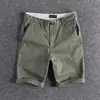 Pantalones cortos casuales de marca de moda, pantalones casuales lavados, pantalones medios de moda juvenil, pantalones cortos ajustados casuales de verano para hombre