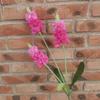 3 Cabeça coreano Jacinto lavanda flor artificial casamento arranjo de flores tiro adereços flores decorativas engolir falsos ornamentos de flores