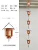 Nova Corrente de Chuva Estilo Chinês de Cobre para Pátio de Villa, Jap