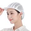 Gorra de malla estilo europeo, transpirable, higiénica, para trabajo alimentario, para hombres y mujeres, a prueba de polvo, con lengüeta de pato y protección para el cabello.