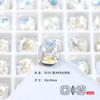 Dongzhou Cristal K9 taladro boutique accesorios de joyería DIY taladro para uñas revestido taladro cuadrado gordo color colorido taladro fondo afilado mayoreo
