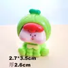 Acessórios de Resina 3D Frutas Multimeninas Quarta Geração DIY Micro-Paisagem Chaveiro Carro Transmissão Ao Vivo Saco Surpresa Jogo de Combinar