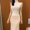 Corea del Sur Dongdaemun Nuevo Chaleco Sin Mangas Elástico Delgado Adelgazante Cuello Alto Sexy Camisa Top para Mujer Verano