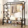 Tendedero de Ropa de Piso Vertical para Dormitorio Hogar Perchero Colgador Balcón Simple Engrosado Barra de Secado Tendedero